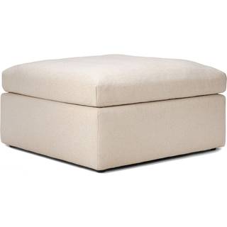 Ethnicraft Mellow Fodskammel Offwhite - Fodskamler Bomuld Off-White - 20058