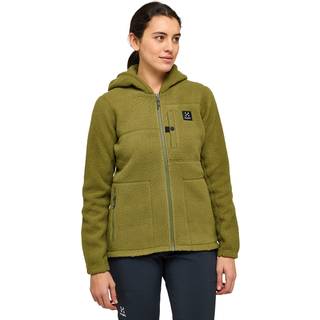 Malung Pile Hood W Olive Green (L)