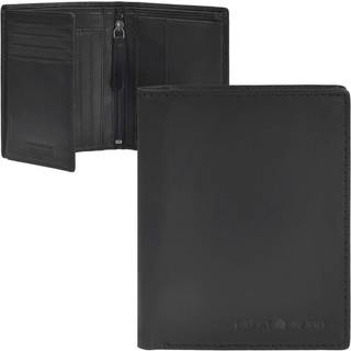 Geldbörse Leder hoch Pure Black 1123-20 | Greenburry.de