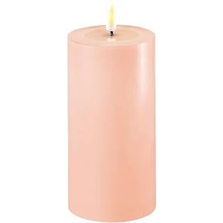 Deluxe Homeart Lys rosa LED Bloklys 5x10 cm