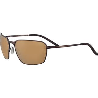 Serengeti Shelton Polarized SS547001 64 Solbriller Mænd Brun - Matte Chocolate Brown - 64mm