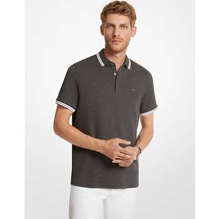 MK Greenwich Cotton Polo Shirt - Grey - Michael Kors