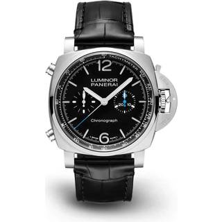 Panerai - Luminor Chrono Automatic Chronograph 44mm Stainless Steel and Alligator Watch, Ref. No. PAM01109 - Men - Black