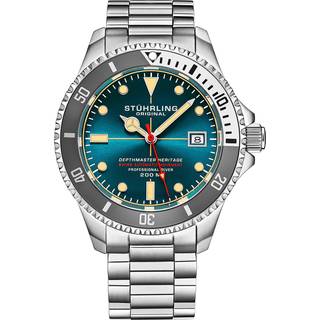 Stührling Swiss Movement Automatic Depthmaster 883H.04 - Herre - 42 mm - Analog - Automatisk - Mineralglas