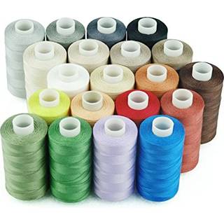 Simthread 20 farver Alle form?l Bomulds quiltning Tr?d 50WT 3 lag til stykker sybroderi osv. - 550 meter hver