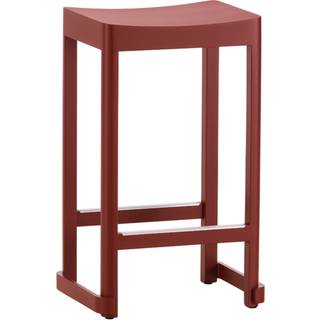 Artek Atelier Barstol 65 Cm Mørkerød - Barstole Bøgefinér Mørk Rød - 28104605