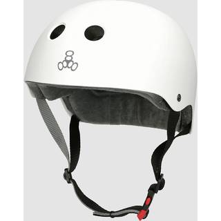 Triple 8 Certified Sweatsaver Hjelm - LXL - white rubber