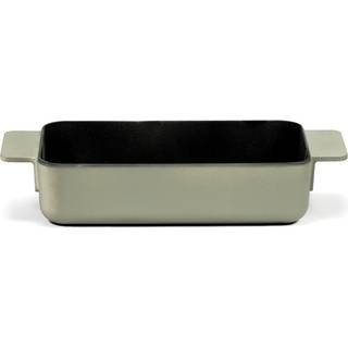 Serax - Surface Oven Dish Enamel Cast Iron Camogreen 33X15 H6 - Ovnfaste fade - Sergio Herman - Grøn