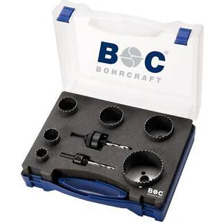 BOHRCRAFT Hulsavesæt LS6 22-68 mm + AS11/AS33 / 8-dele