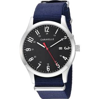 Bulova 43B160 Caravelle Sort/Tekstil Ø40 mm