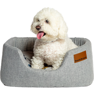 Colour Block Silver Lux Slumber Bed - Grey - 89 cm