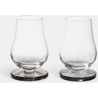 Tom Dixon Glassware - 'Puck' nosing glasses, set of two in clear, smoke Glass
