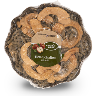 Naturhof Hø-Skål med fyld af æble (115g)