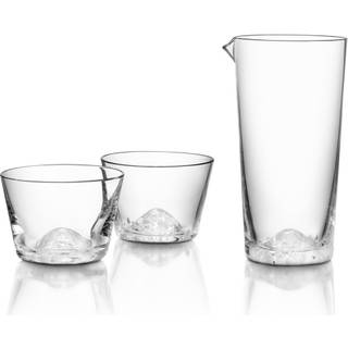Sake Sæt 2 Glas og Karaffel - Orrefors