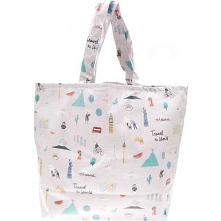Shopper Travel the World flieder 41x55x19cm - Flieder