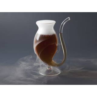 Glas med sugerør, 350 ml, 1 stk.