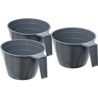 Decilitermål Nordiska Plast, grå, 1 dl, 3-pak