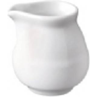 Superwhite porcelæn flødekande 5cl hvid