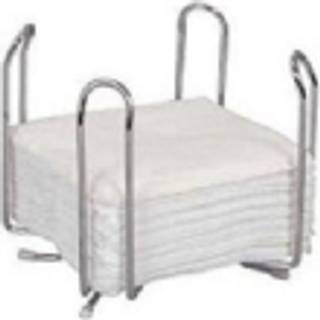 Servietholder Metal Krom 24x24 Cm