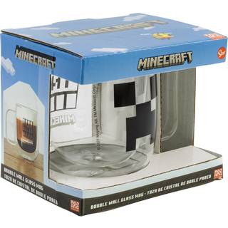 Minecraft Glas Krus - 290 ML -> Forventet levering: 1-2 hverdage
