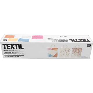 Textilfarben metallic 6x40ml - Metallic