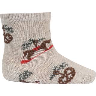 MP Denmark Julle strømper - Beige Melange