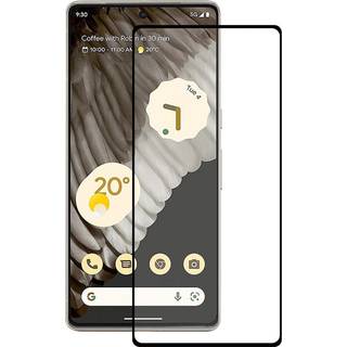 Google Pixel 7 Pro Hærdet Glas Skærmbeskyttelse Full-Fit - Sort Kant