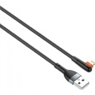 USB-til-Lightning-Kabel LDNIO LS562, 2.4A, 2m (sort)