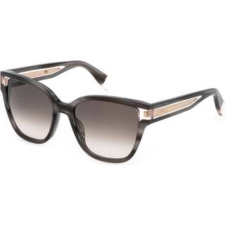Furla SFU593V 1EXY 54 Solbriller Kvinder Grå - Striped Grey - 54mm