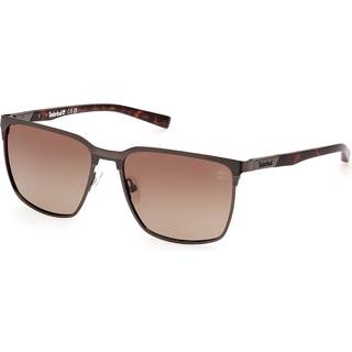 Timberland TB9314 Polarized 13H 58 Solbriller Mænd Silver - Matte Dark Ruthenium Silver - 58mm