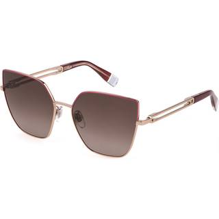 Furla SFU690 0SHP 58 Solbriller Kvinder Guld - Full Polished Red Gold Fuchsia Pink - 58mm