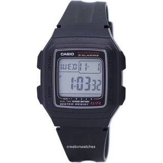 Unisex Casio F-201WA-1A Stilfuld Ur (Ø 34 mm)