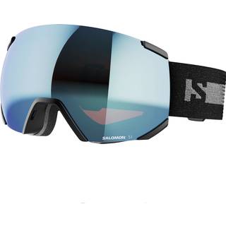 Salomon Radium ML Goggels/skibrille - BK/Lol LIGHT BLUE - One size