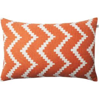 Chhatwal & Jonsson Ikat Sema pude Apricot orange/Offwhite