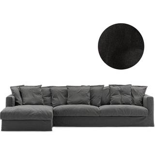 Decotique Betræk Til Le Grand Air 3-personers Sofa - Møbelbetræk Hør Carbon Dust - 11001693