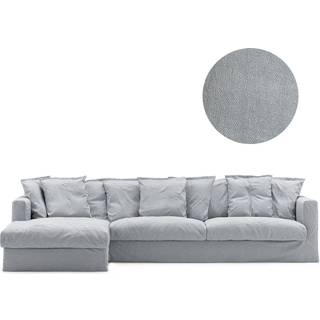 Decotique Betræk Til Le Grand Air 3-personers Sofa - Møbelbetræk Hør Nordic Sky - 11001794