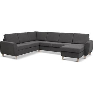 Madrid Nordic vendbar hjørnesofa med chaiselong - antracit