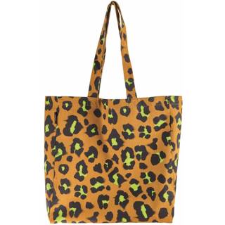 Canvas-Shopper Acid Leo karamell 38x40x13cm - Karamell
