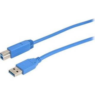 Prokord Usb-kabel 3m. Usb A Usb B Blå