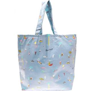 Shopper Travel the World blau 41x55x19cm