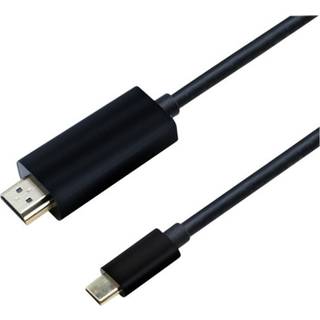 Eletra USB-C M - HDMI 1.4 M 2M-kabel, sort ➞ På lager - klar til levering og afhentning