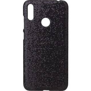 Huawei Y6 (2019) Glitrende Pailetter Læder Cover Sort