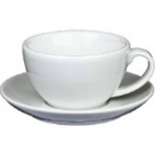 Latte Art porcelæn Cappuccino kaffekop 20cl hvid