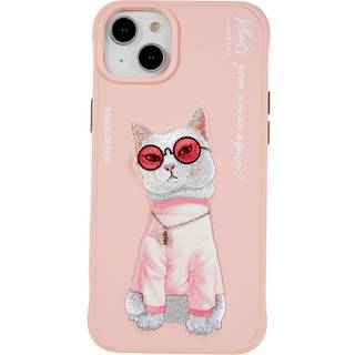 iPhone 14 Plastik Cover Hybrid med motiv - Street Kat
