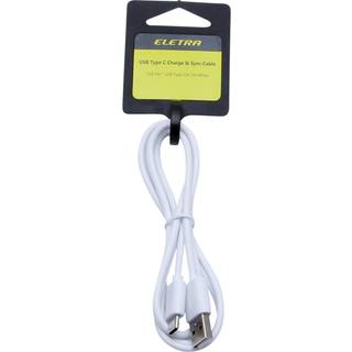 Eletra USB-USBC Cable 1M wh ➞ På lager - klar til levering og afhentning
