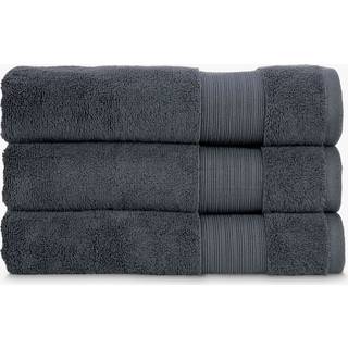 Christy Christy Cinder Grey Cotton Fluffy Twist Towel