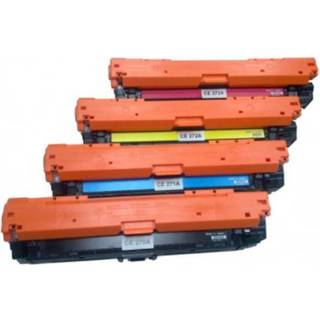 Kompatibel toner HP 650A - CE270A, 4 stk. rabatpakke 58500 sider