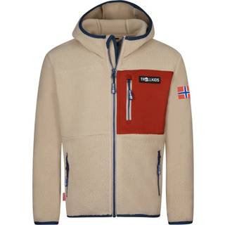 Trollkids Kid's Aurlandsfjord Jacket Fleecejakke Børn størrelse 116 farve beige