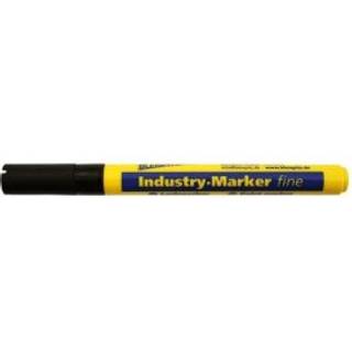 Industri marker 1-2 mm SORT rund spids (model 0990)