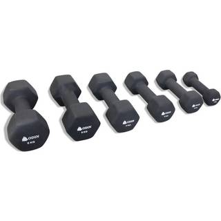Odin Neopren Hex Håndvægte 1- 6 kg PAKKETILBUD (21 kg)